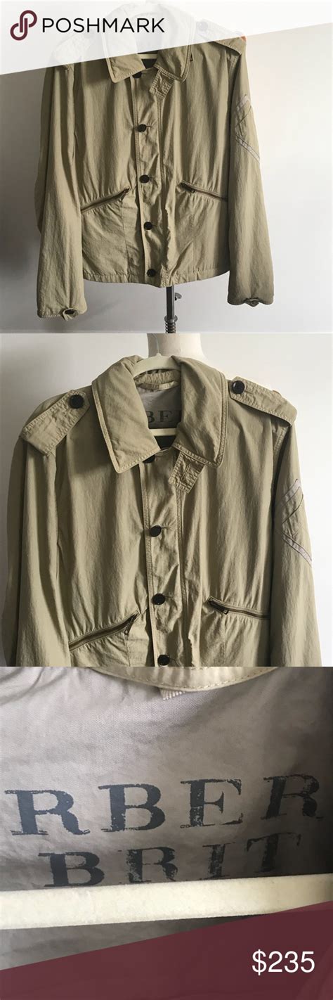 vintage burberry golf jacket|burberry brit anorak jacket.